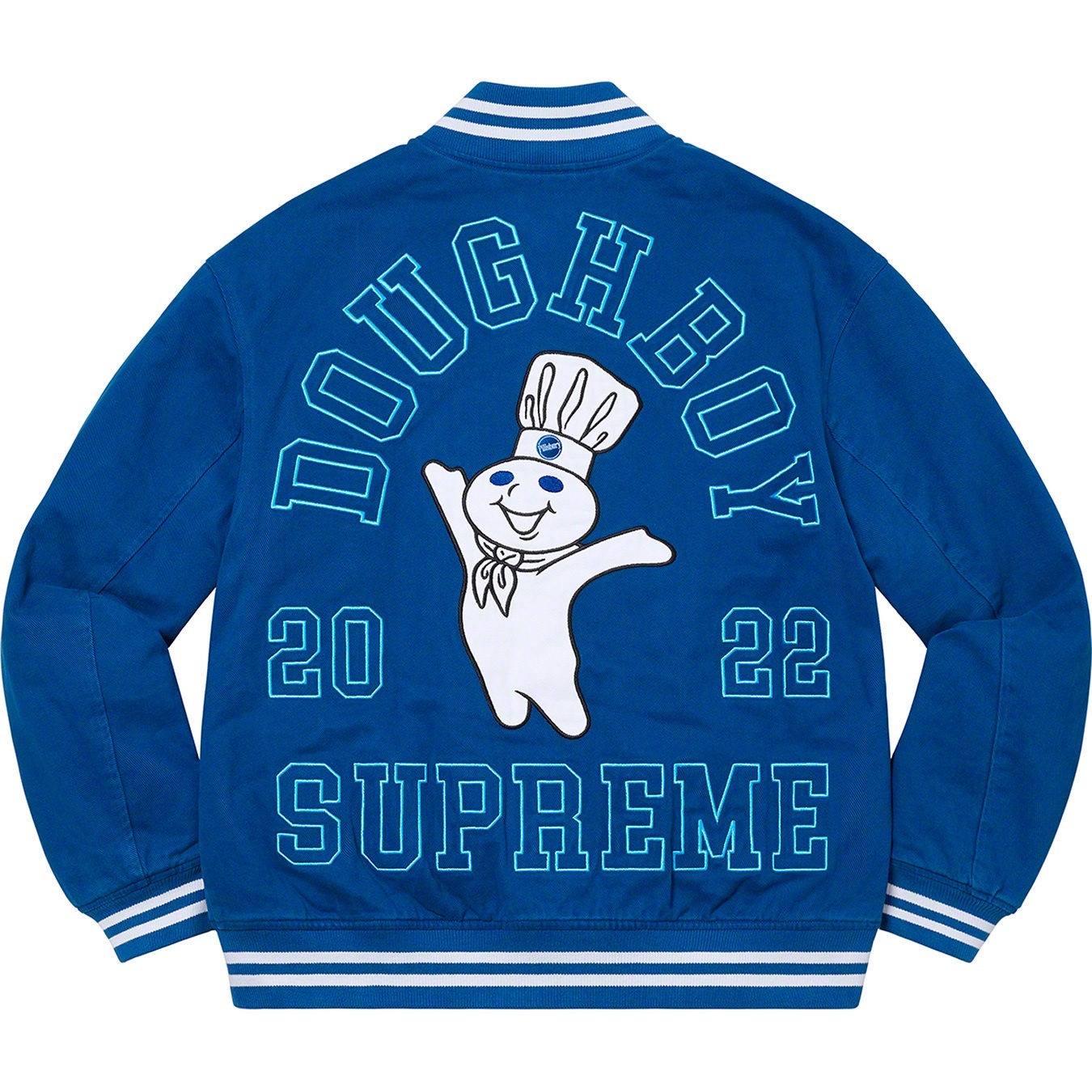 Supreme®/Mitchell & Ness® Doughboy Twill Varsity Jacket view 10